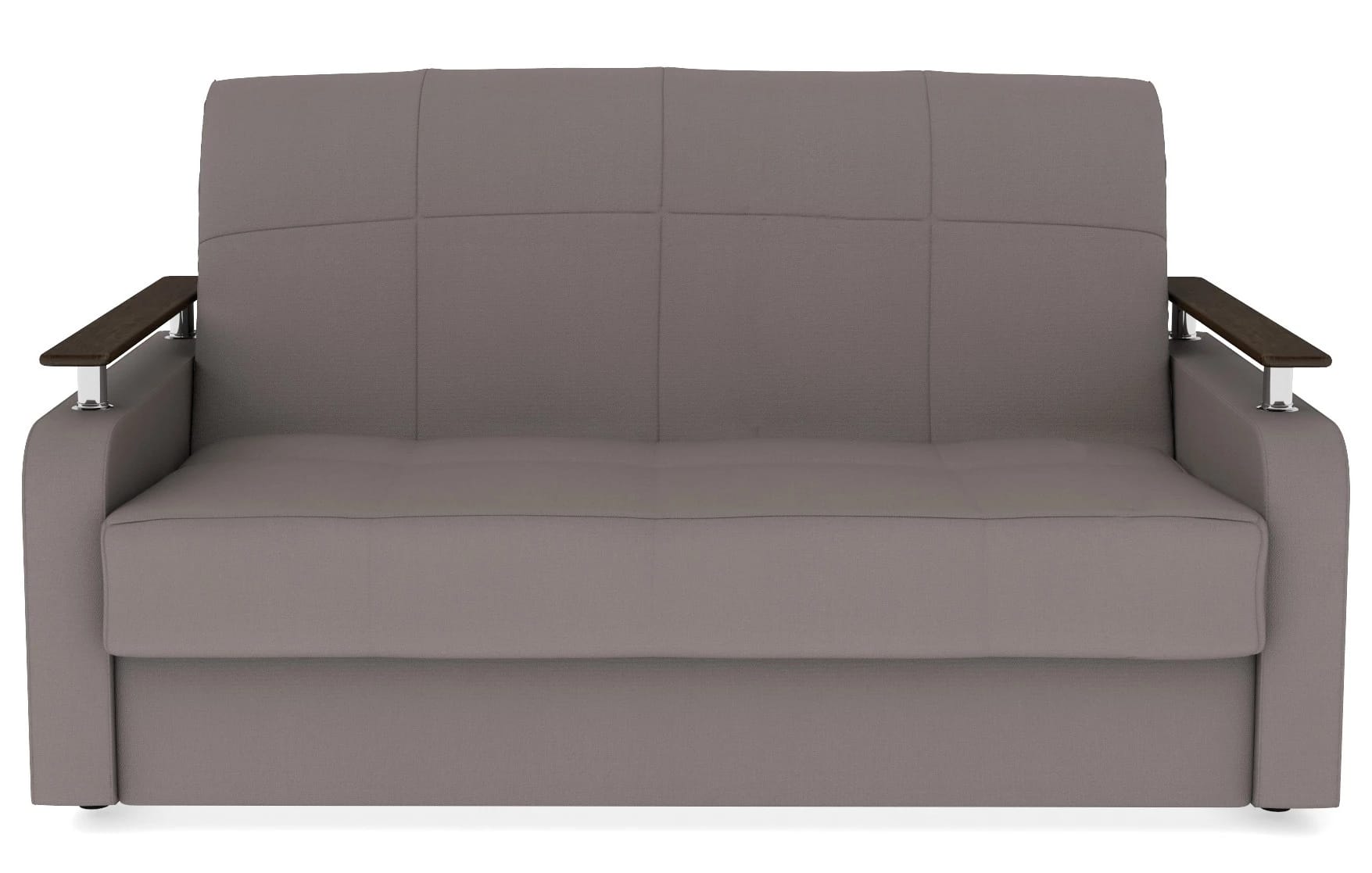 ДЕНВЕР (Велюр Maxx 232 (серо-бежевый)/ декор Венге) - фото 2