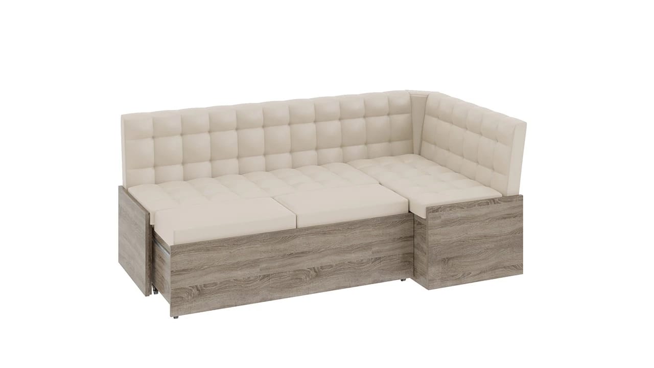 ФОРЕСТ (дуб сонома трюфель/кожзам бежевый) - фото 3