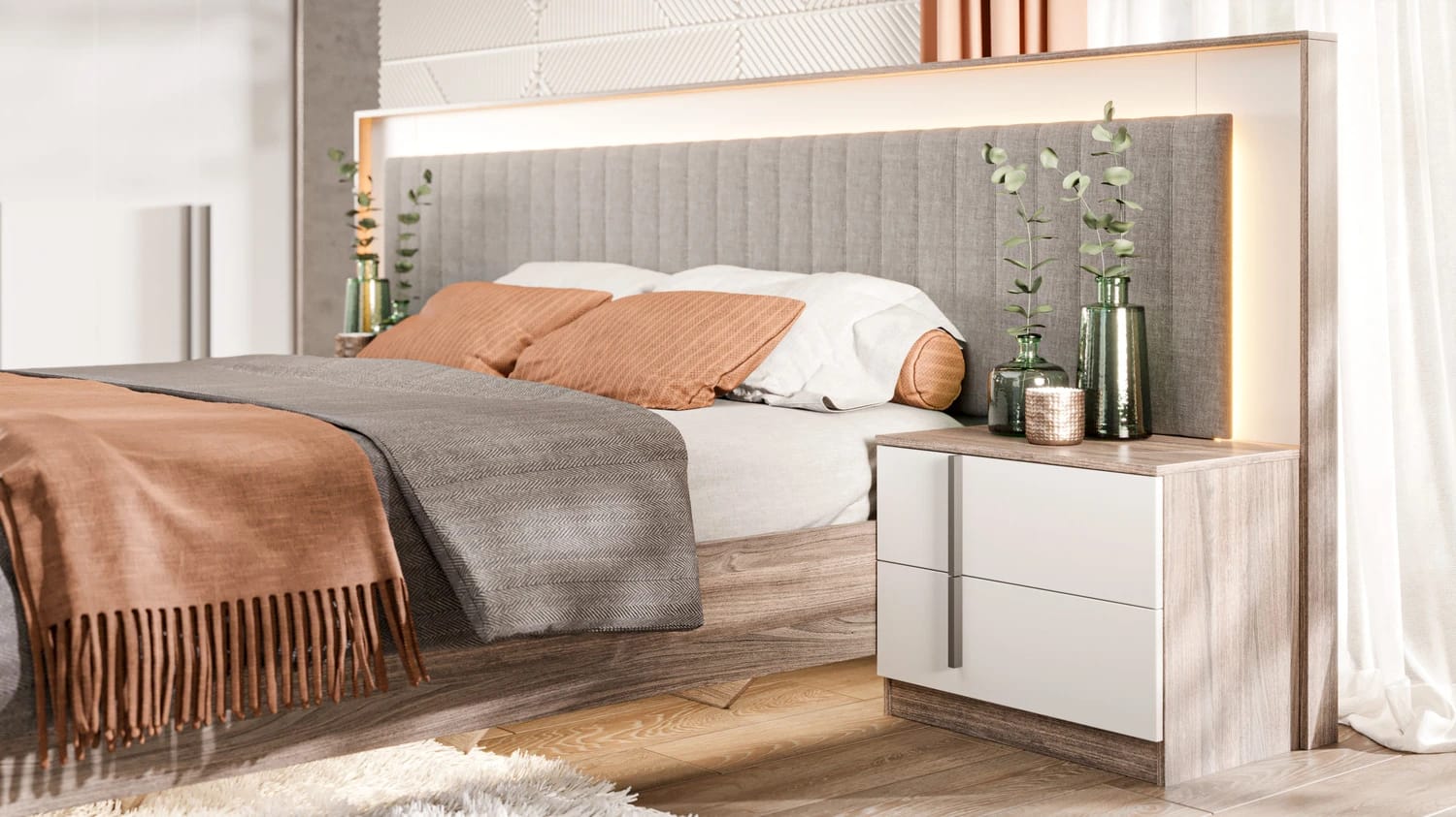 АРАВИЯ-КРИСТАЛЛ (Вяз дымчатый/Белый) - фото 7