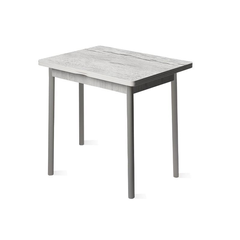 ДУЭТ СОР-4 (столешница: Дуб канадский/ каркас: Алюминий RAL 9006) - фото 1