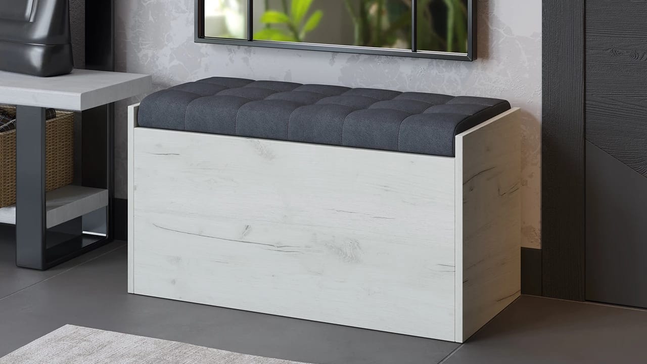 ФОРЕСТ (дуб крафт белый/велюр серый) - фото 3