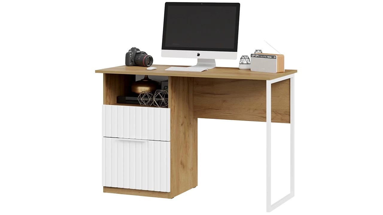 ХИЛТОН (дуб крафт золотой/белый матовый) - фото 2