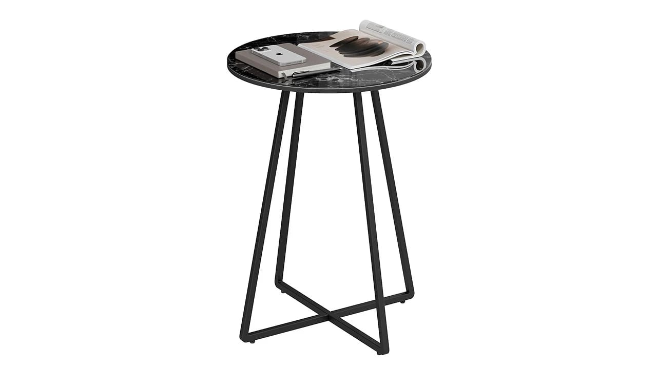 ДП 1-04-15 (черный/стекло мрамор черный) - фото 2