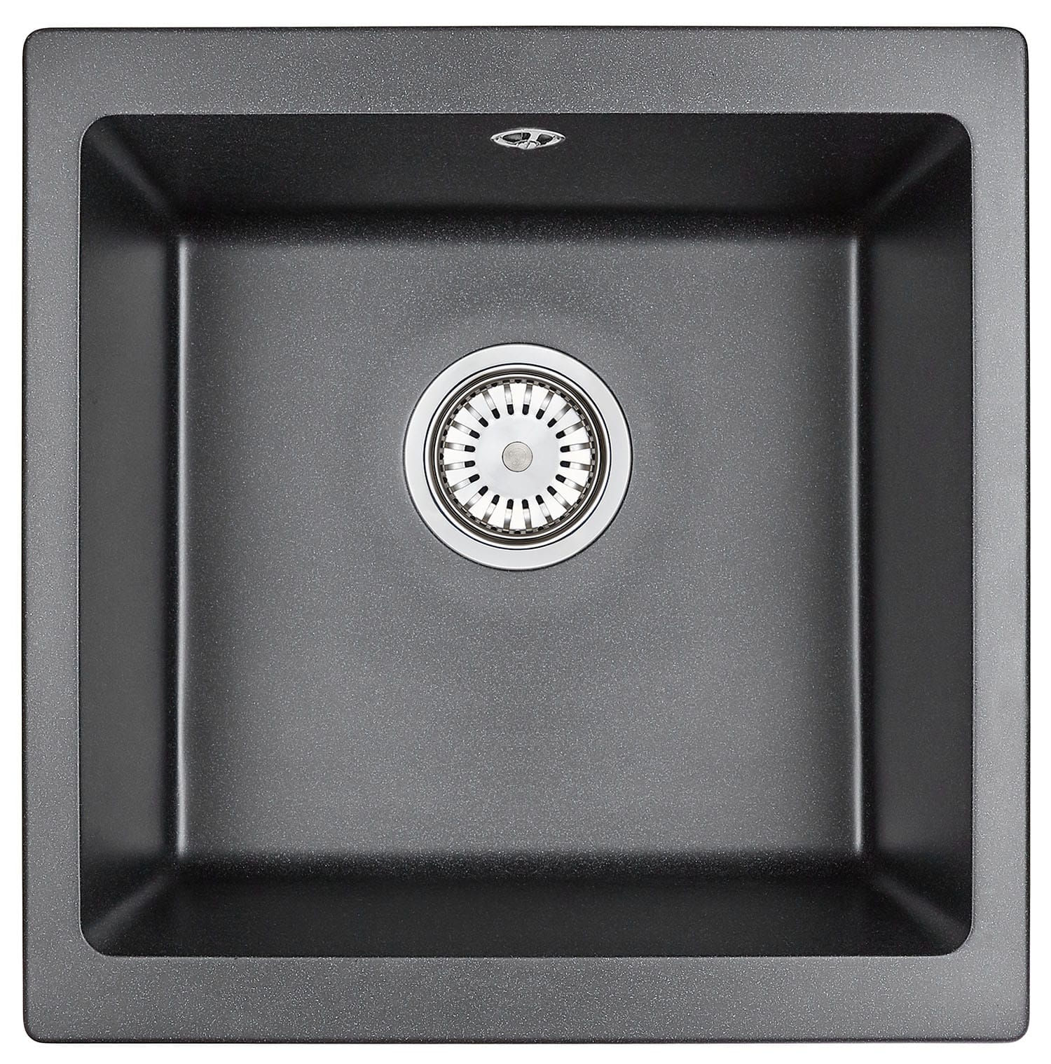 EMAR ГРАНИТ EMП-4443 МОЙКА ВРЕЗНАЯ С ВЫРЕЗОМ ПОД СМЕСИТЕЛЬ (морион) - фото 1