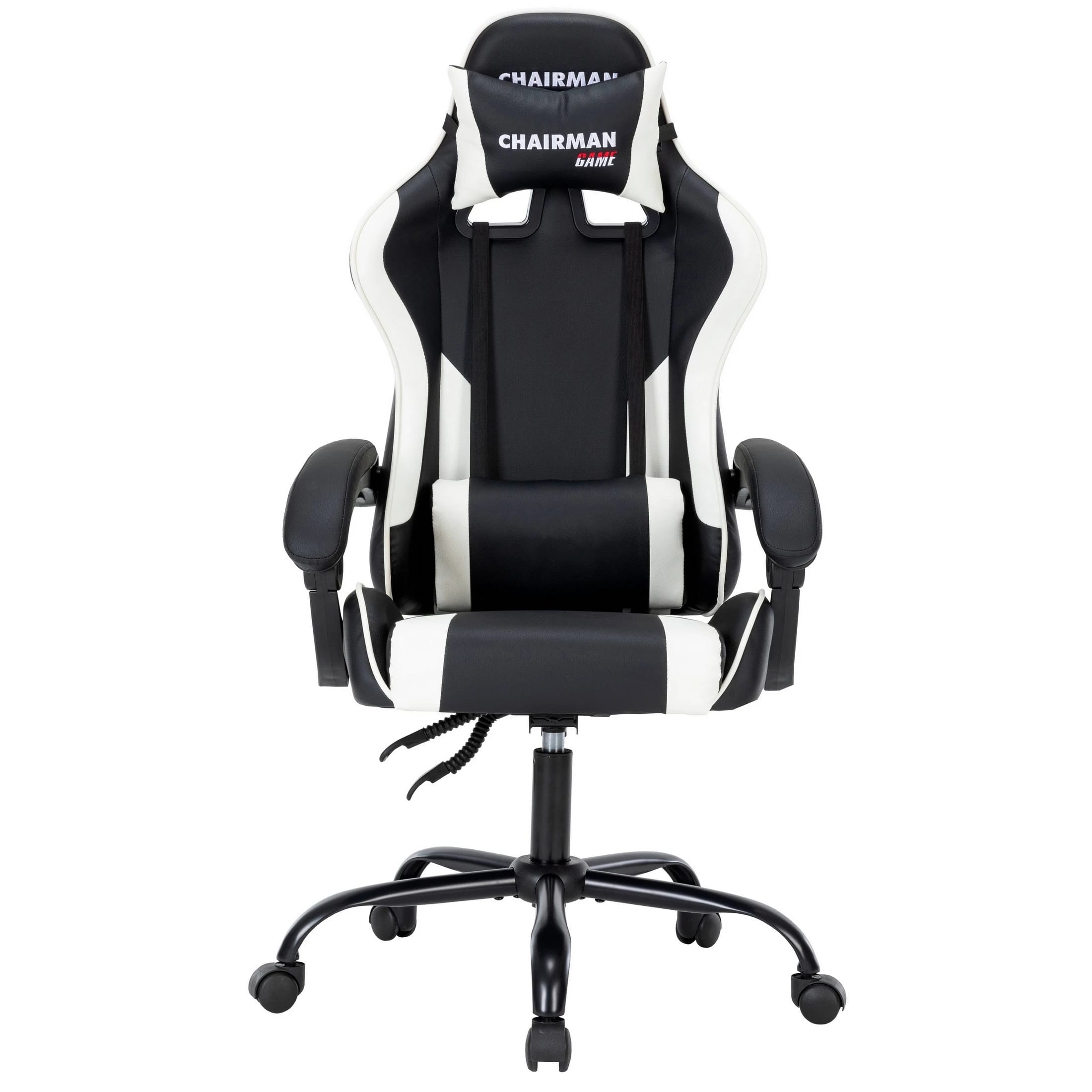 CHAIRMAN CH 41 (экокожа, черно-белый) - фото 2