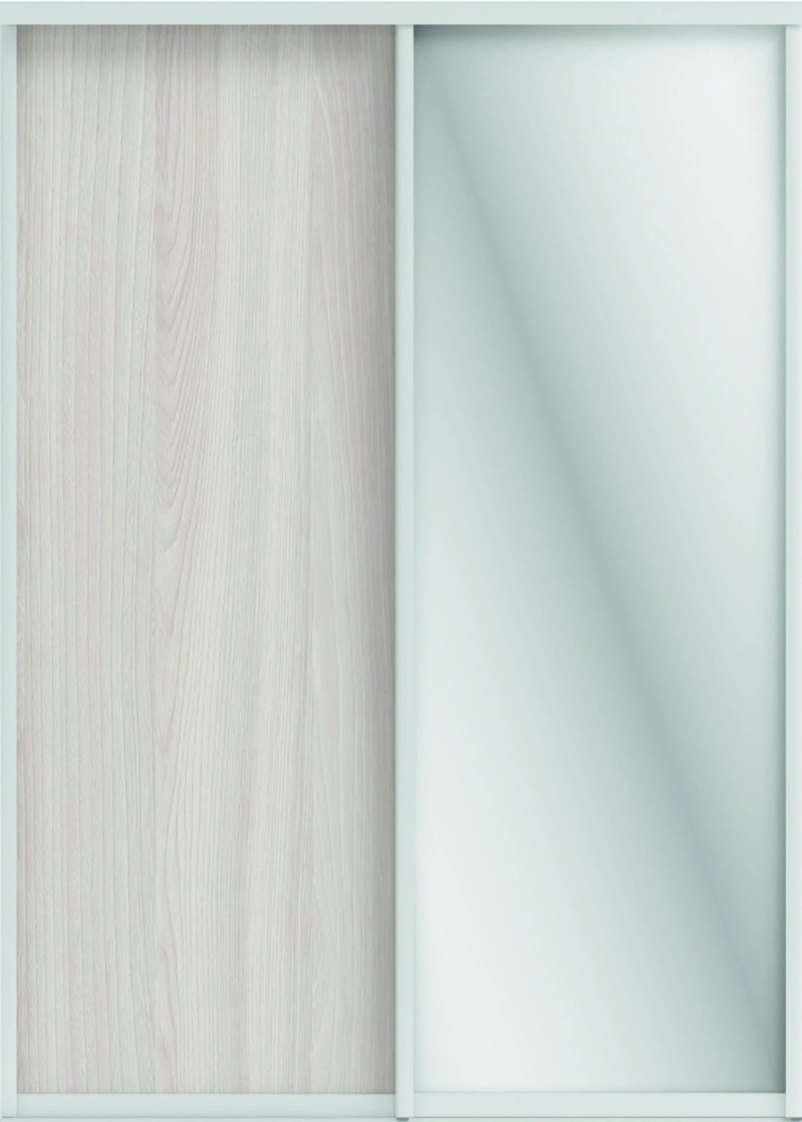 ОРИОН (ЗЕРКАЛО/ЛДСП) (ясень светлый/профиль С хро) - фото 2