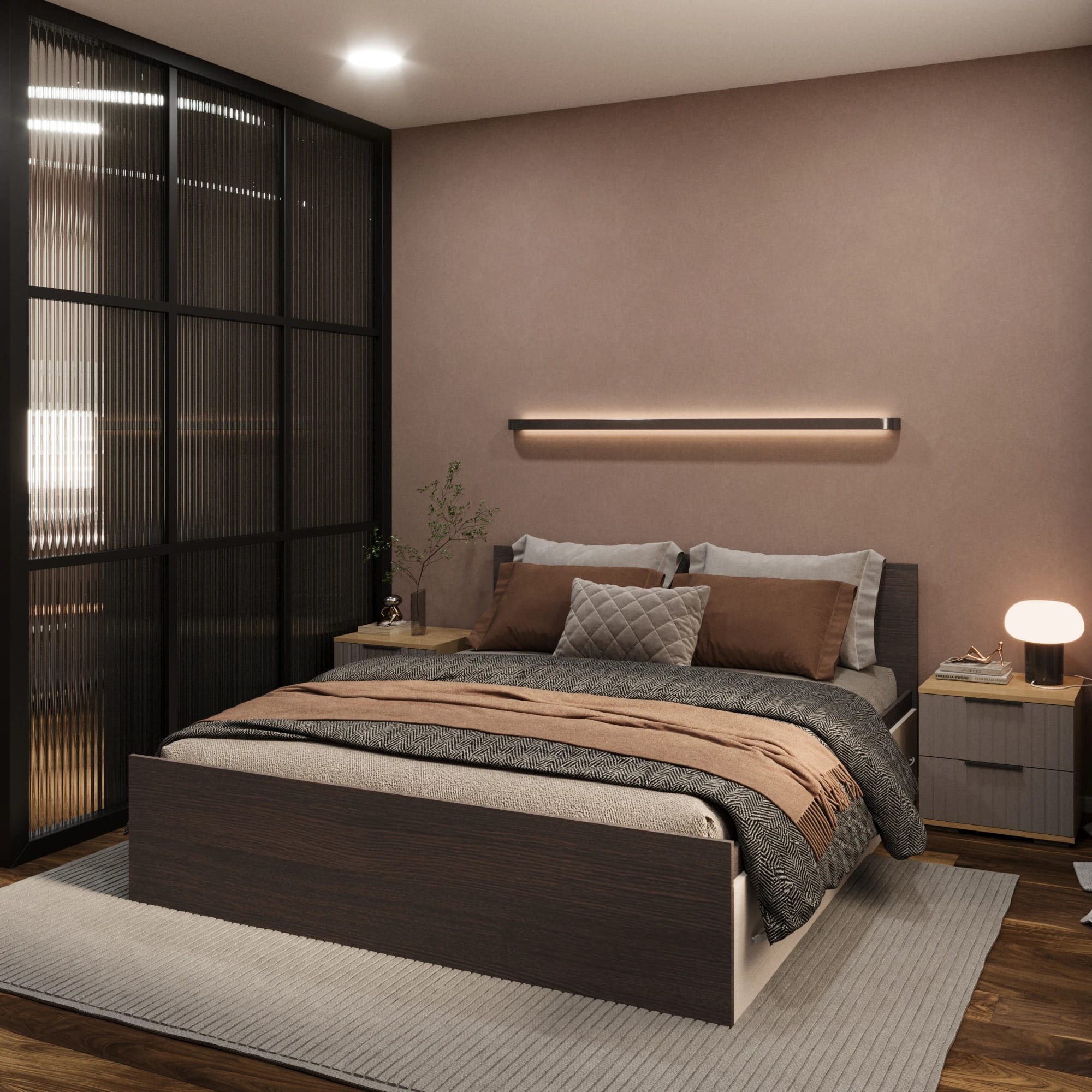 ХИЛТОН (дуб крафт золотой/графит матовый) - фото 3