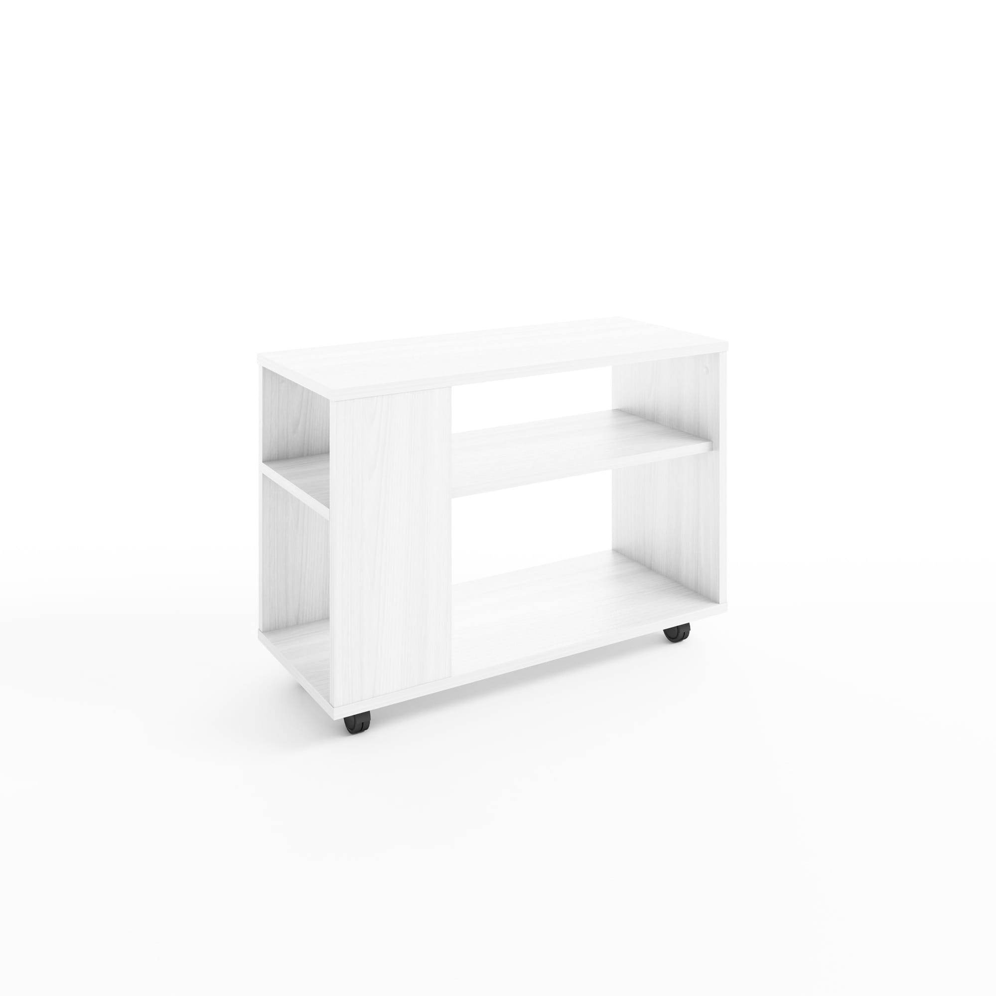 СТОЛИК К ДИВАНУ №3 (700*300*505 ММ) (белый шагрень) - фото 1