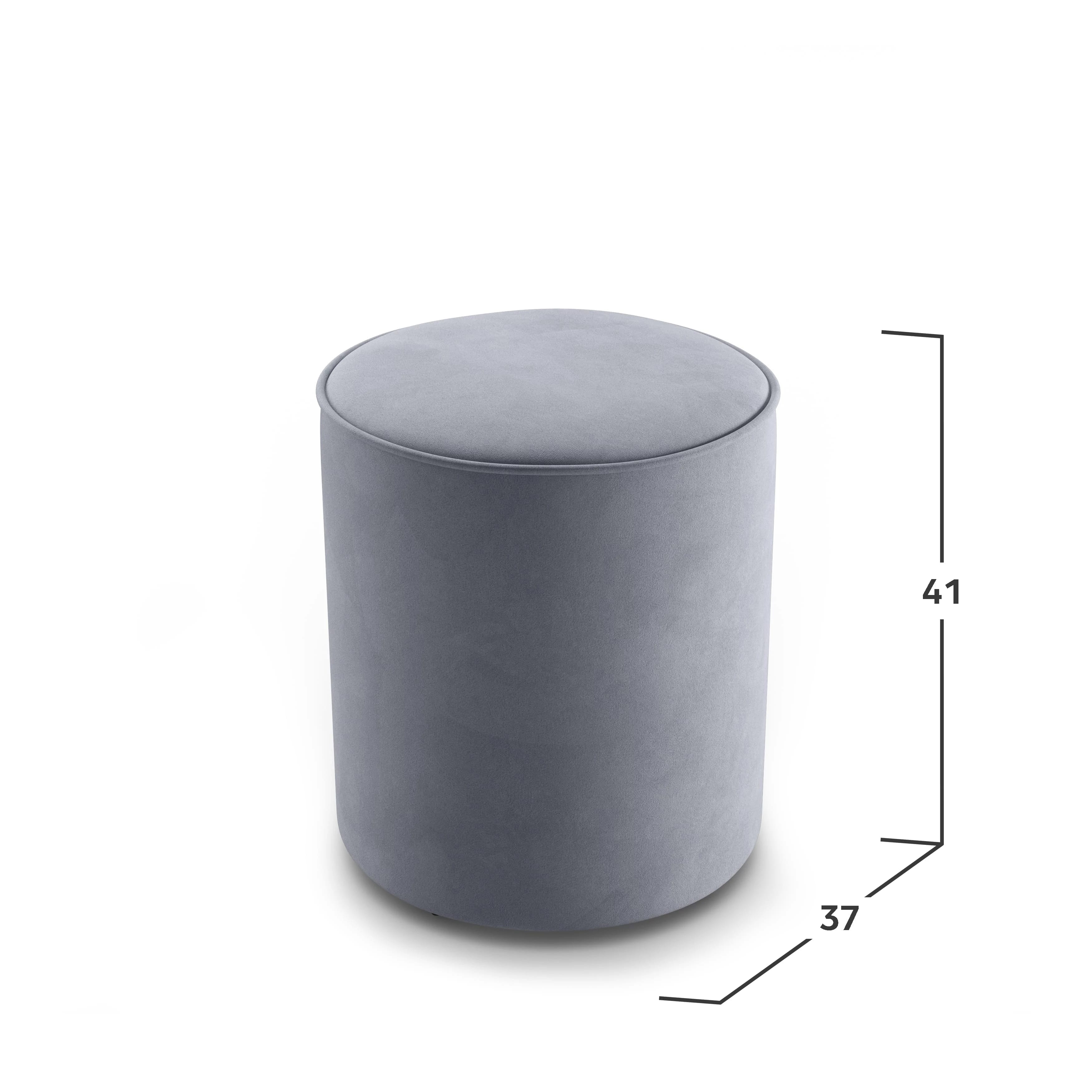 ПУФ (МОДЕЛЬ 132) (светло-серый (Velutto 52)) - фото 3