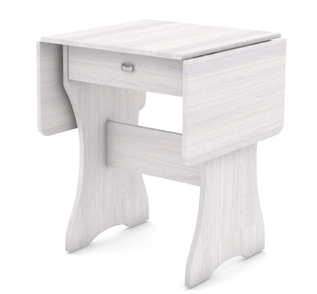 СТОЛ РАСКЛАДНОЙ С ЯЩИКОМ 600/1200*570*750 (анкор) - фото 1