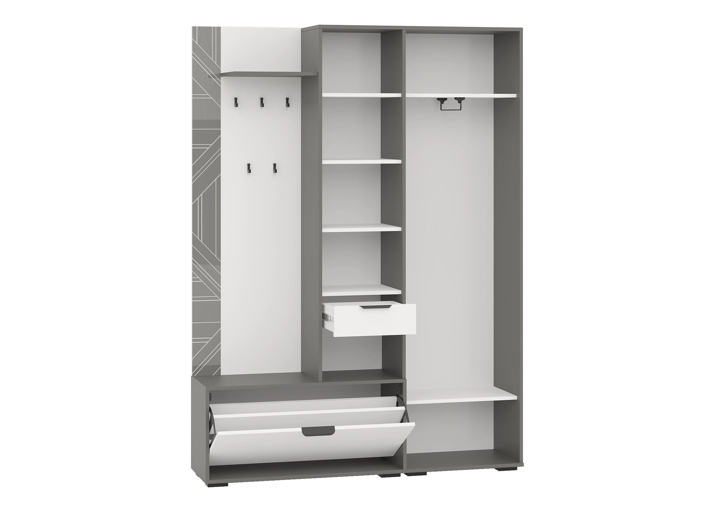 ЛЕО (белый/графит) - фото 2