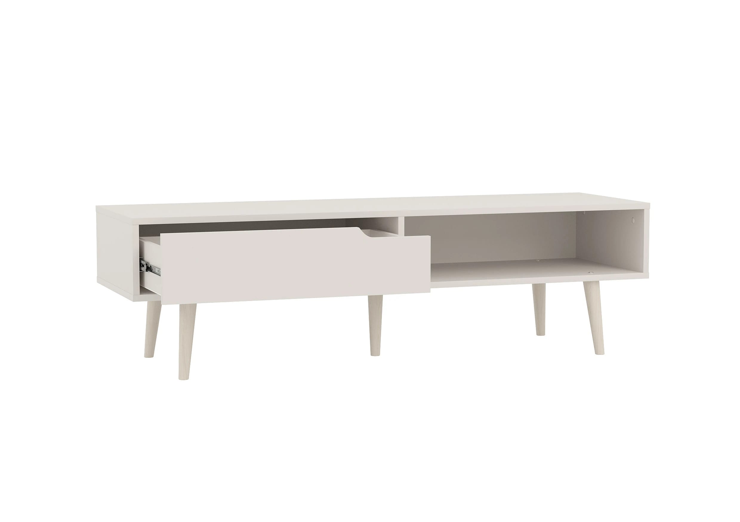 ТУМБА ТВ (АРТ. 6-56011) 1400Х420Х400ММ (Кашемир серый) - фото 3