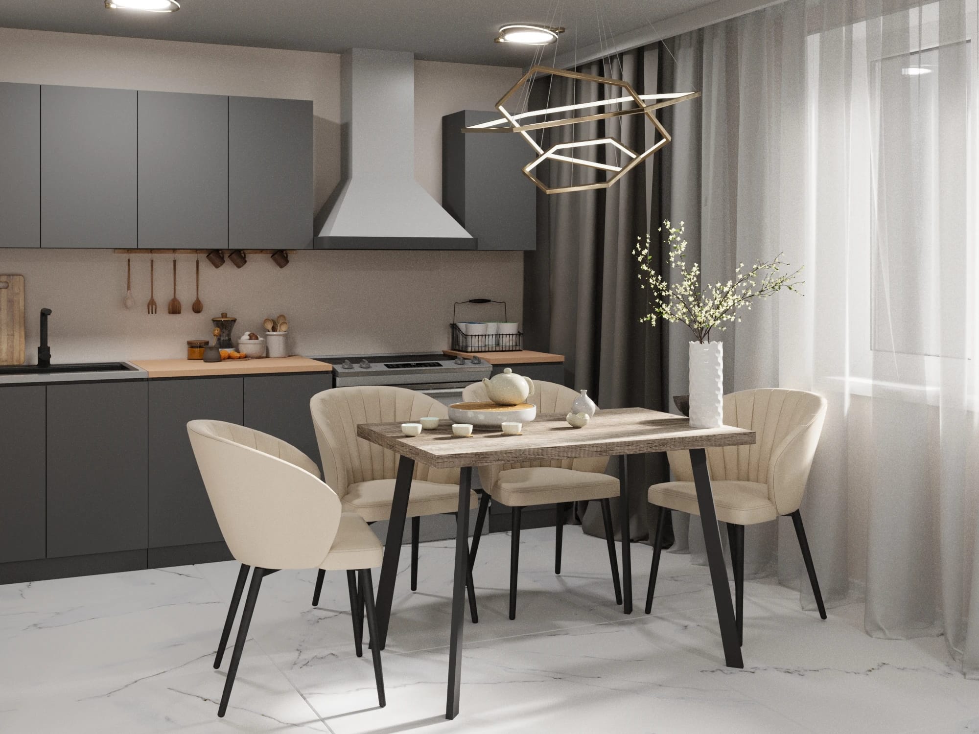 БОРГ (BORG)/БЕРНАР-110 (Дуб каньон/Черный) - фото 5