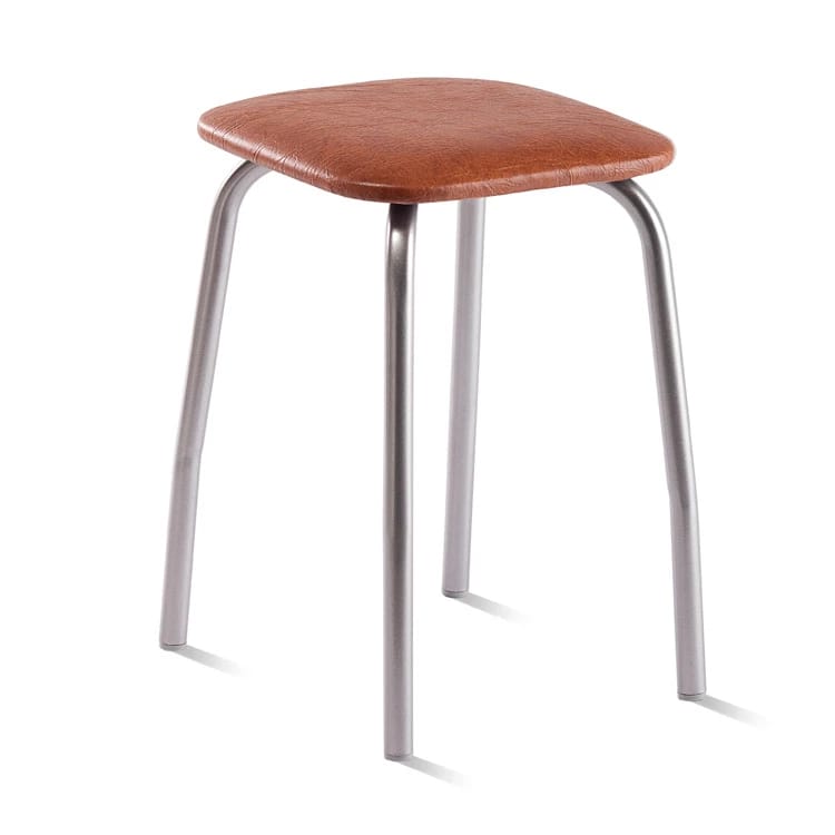 КУХОННЫЙ (сиденье:ВИК 344/84 (темно-коричневый)/каркас:алюминий (светло-серый)) - фото 1