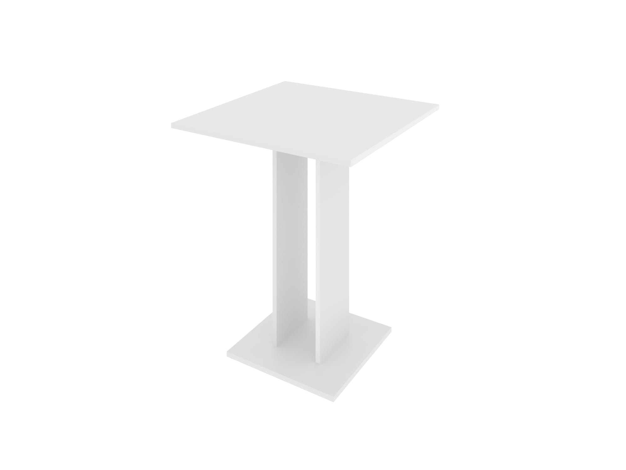 СТОЛ ОБЕДЕННЫЙ СТ135.0 (650*650*770) (ЛДСП Белый Бриллиант (0156)) - фото 1