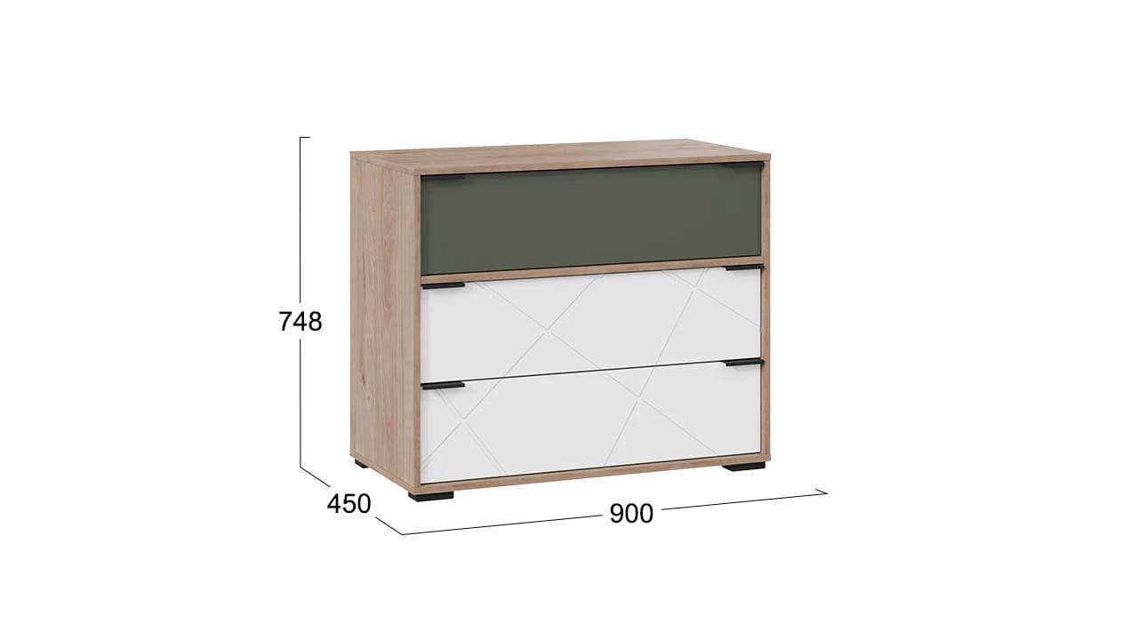 ЛЕО (Гикори джексон/Белый матовый/Дымчатый зеленый) - фото 5