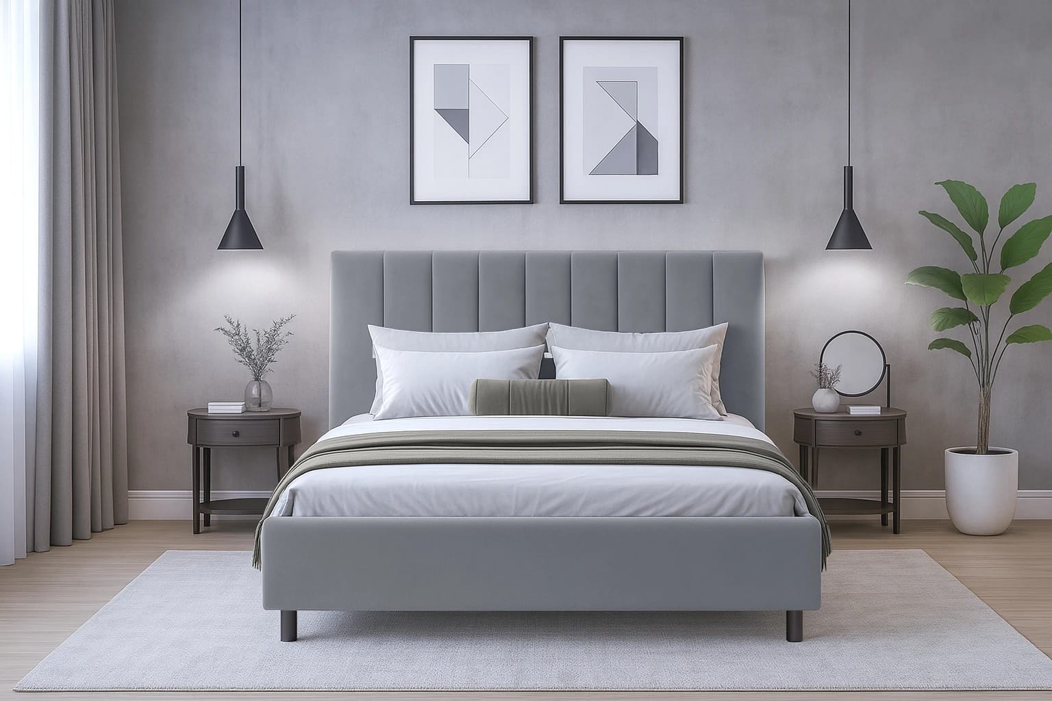 ТИФФАНИ 1 ФИТ (TIFFANY 1 FEET) (велюр Велютто 52/Фурнитура) - фото 3