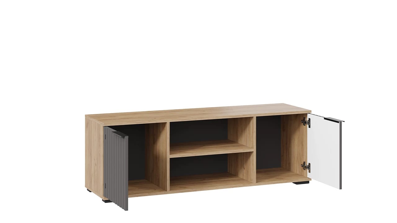 ХИЛТОН (Дуб крафт золотой/Графит матовый) - фото 4