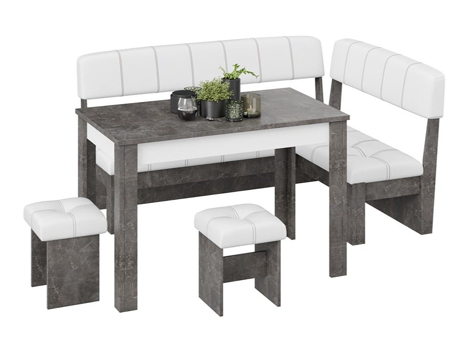 АЛЬФА (ателье темный/белый кожзам) - фото 1