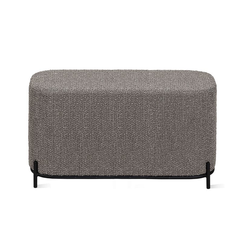 НИКА (Текстиль BRAVO cocoa (какао букле), Цвет краски: Черный муар мат. RAL 9005) - фото 1