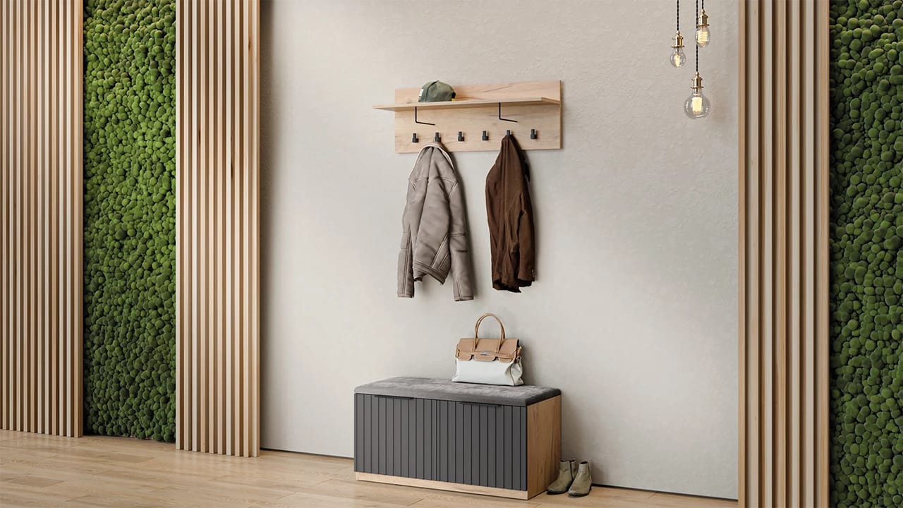 ХИЛТОН (Дуб Крафт золотой/Графит матовый) - фото 4