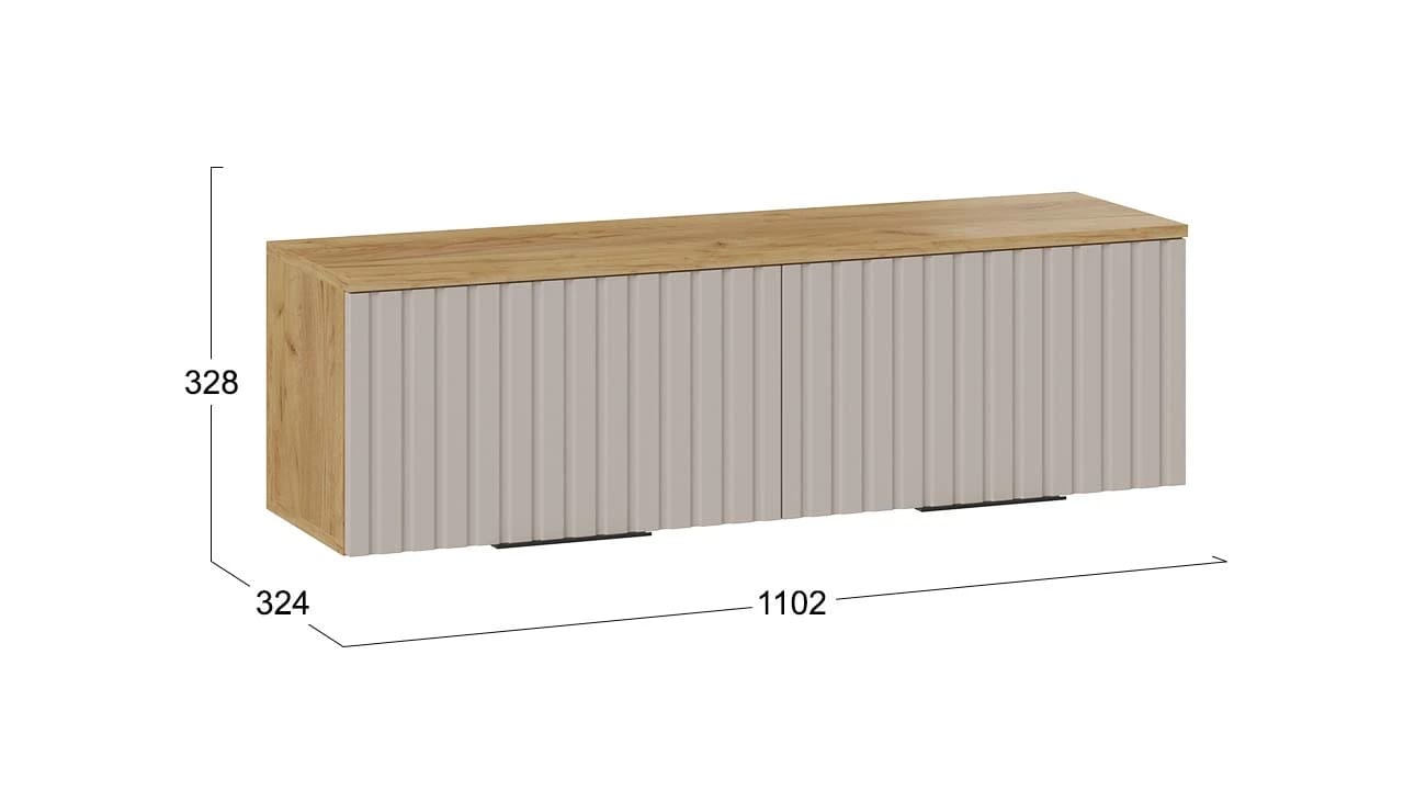 ХИЛТОН (дуб крафт золотой/мокко матовый) - фото 2