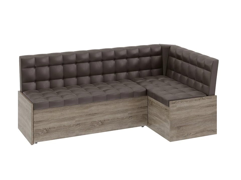 ФОРЕСТ (дуб сонома трюфель/кожзам коричневый) - фото 1