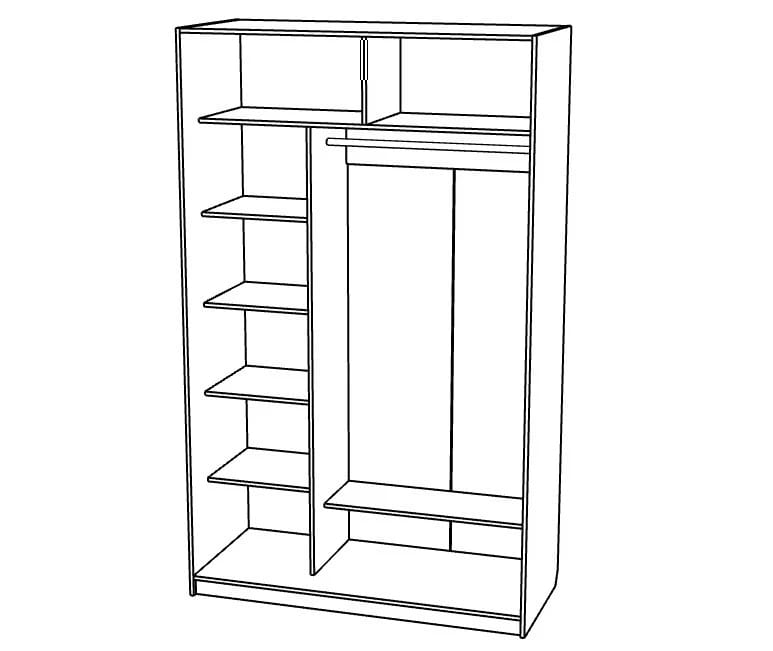 СТИВ (дуб вотан/дуб вотан/профиль черный) - фото 2