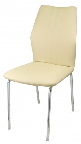 МОДЕНА (сиденье к/з Santorini 0428 (бежевый)/ каркас хром) - фото 1