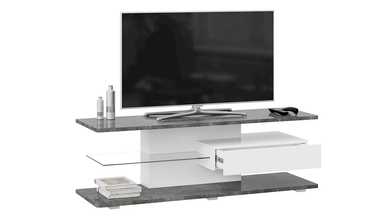 ДАЙМОНД (DIAMOND) (белый/ателье темный глянец) - фото 4