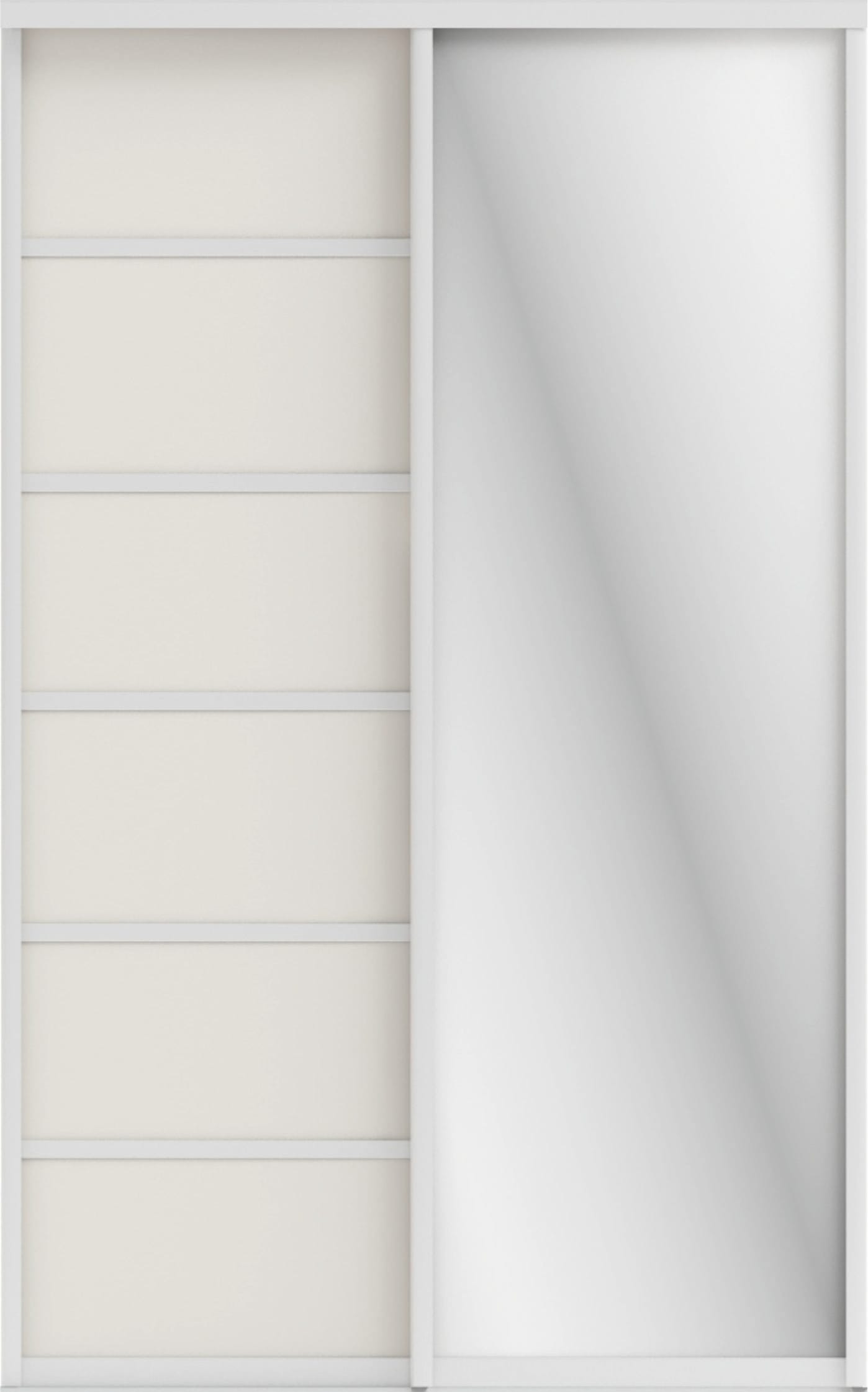 СТИВ (ЗЕРКАЛО/ЛДСП) (тэффи/профиль С хром) - фото 1