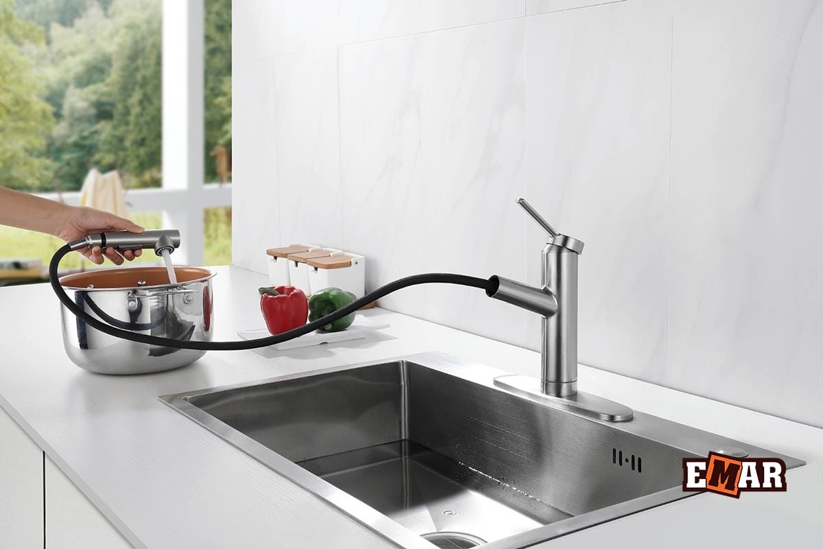 EMAR EC-3012S, СМЕСИТЕЛЬ (САТИН) (сатин) - фото 2