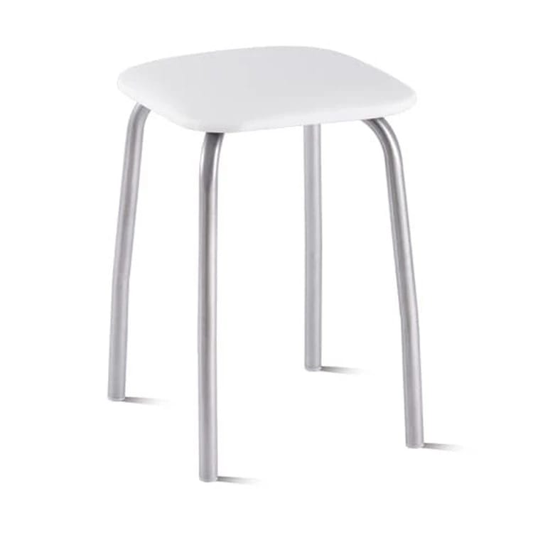 КУХОННЫЙ (сиденье:ВИК MARVEL white (белый)/каркас:алюминий (светло-серый)) - фото 1