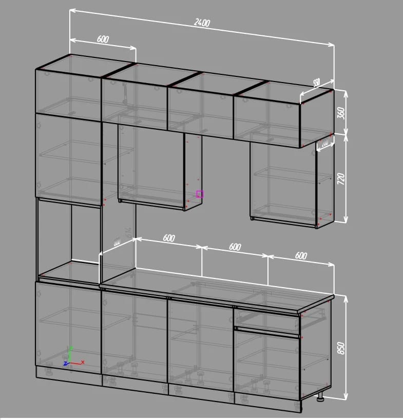 ВИКТОРИЯ-2 (кашемир/дуб крафт золотой/стол-ца 26 мм дуб вотан (цельная)) - фото 3
