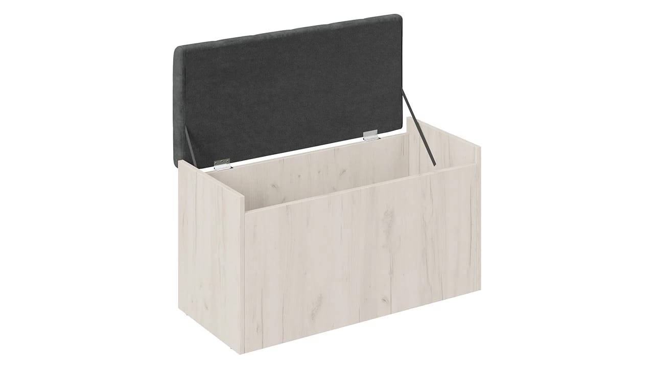 ФОРЕСТ (дуб крафт белый/велюр серый) - фото 2