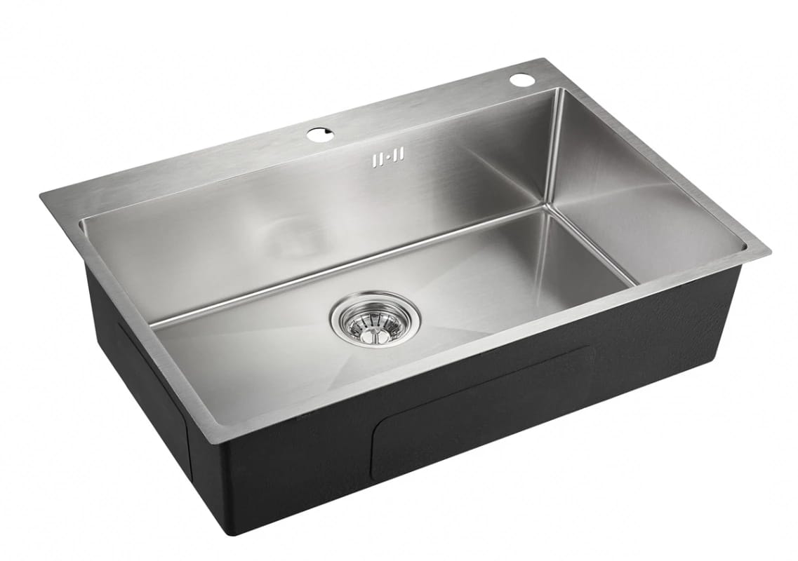 EMAR EMB-125А, МОЙКА ВРЕЗНАЯ 740*500ММ (Сатин (PVD Nano Satine)) - фото 1