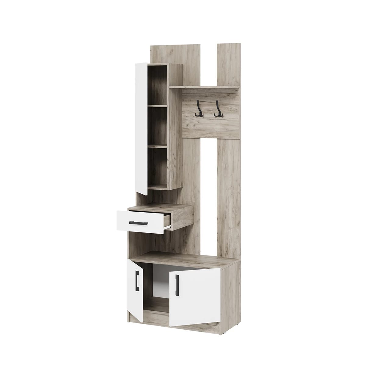 ВЕГА (дуб крафт серый/белый) - фото 2