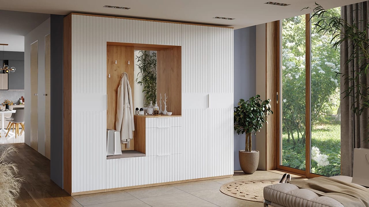 ХИЛТОН (дуб крафт золотой/ белый матовый) - фото 4