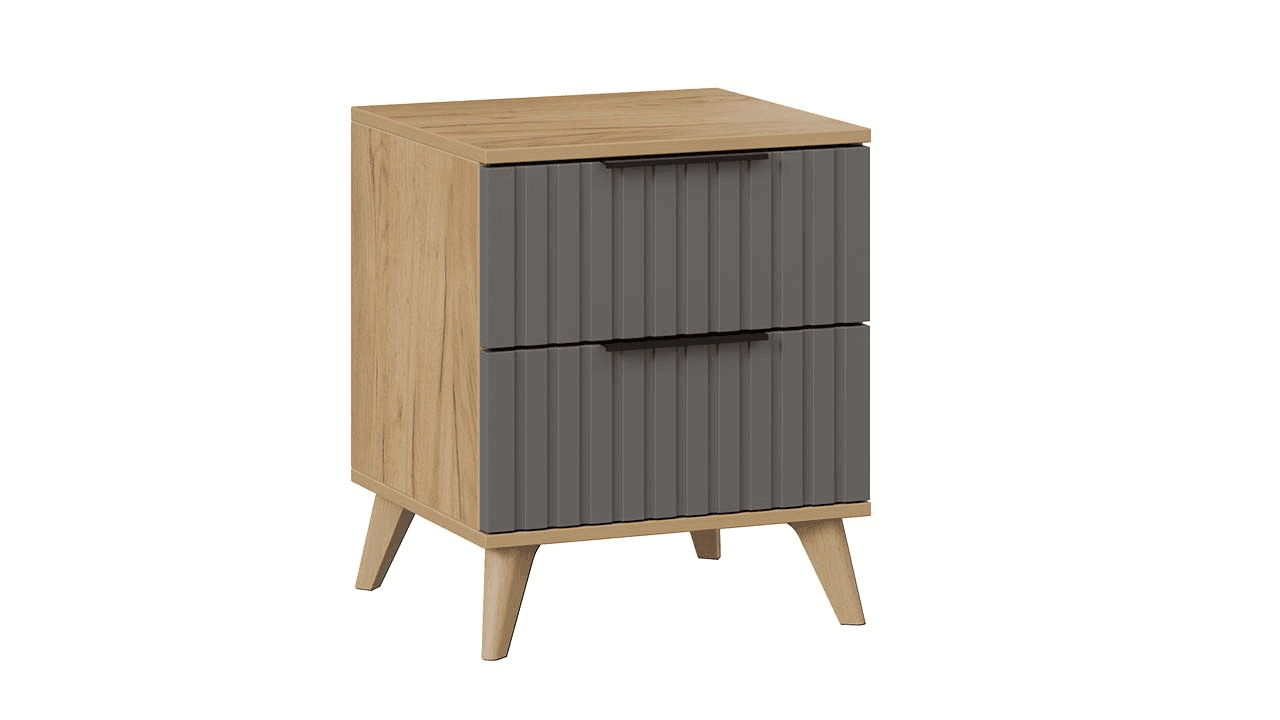 ХИЛТОН (Бук матовый/Дуб крафт золотой/Графит матовый) - фото 1