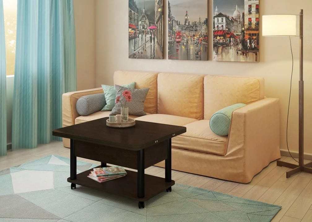 ДЕБЮТ 3 (темный венге/ножки черные) - фото 4