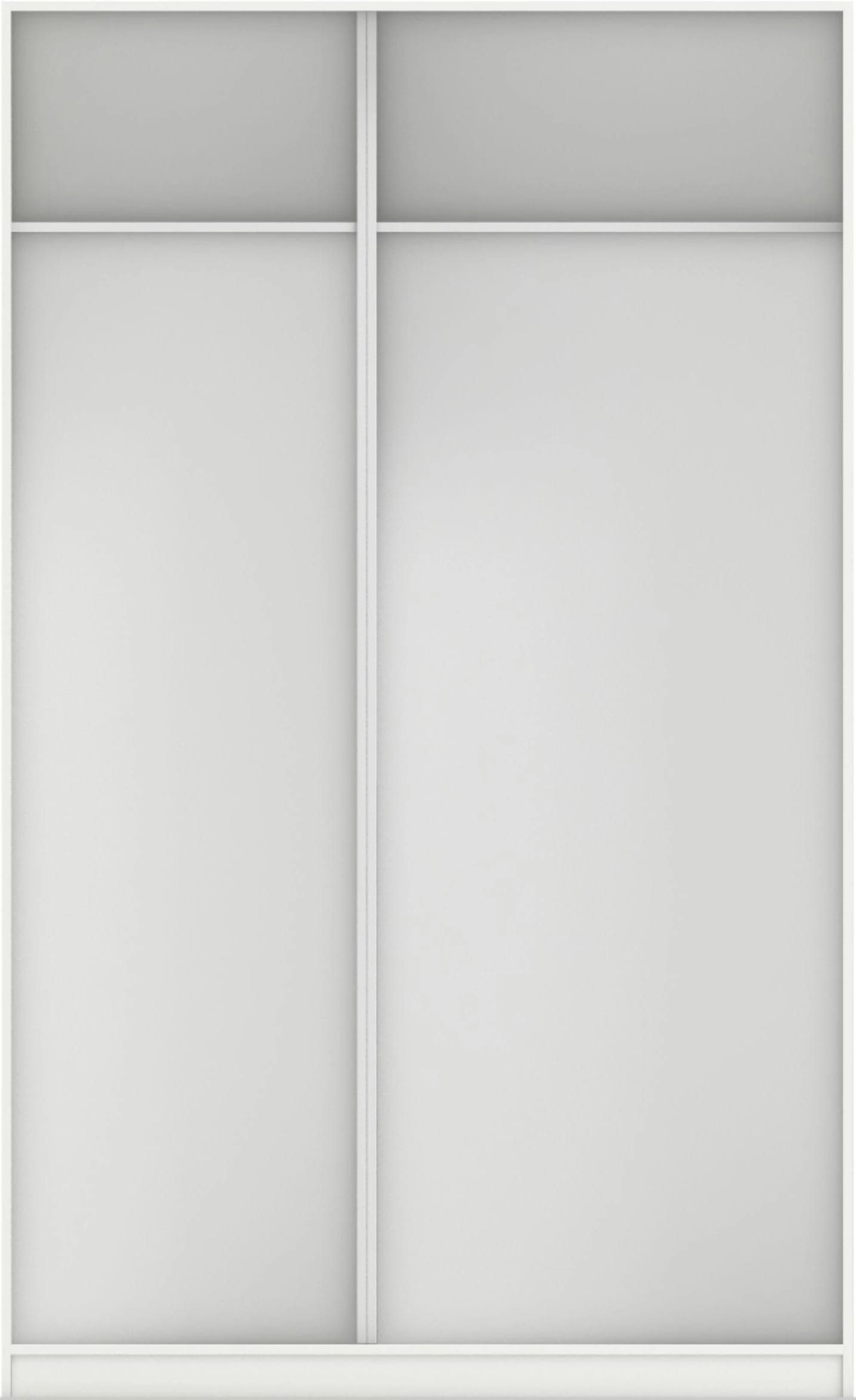 КОРПУС ШКАФА 1400*450*2300 ММ С АНТРЕСОЛЬНЫМИ ПОЛКАМИ (Корпус: БЕЛЫЙ легкий шелк, Наполнение: БЕЛЫЙ белый легкий шелк) - фото 3