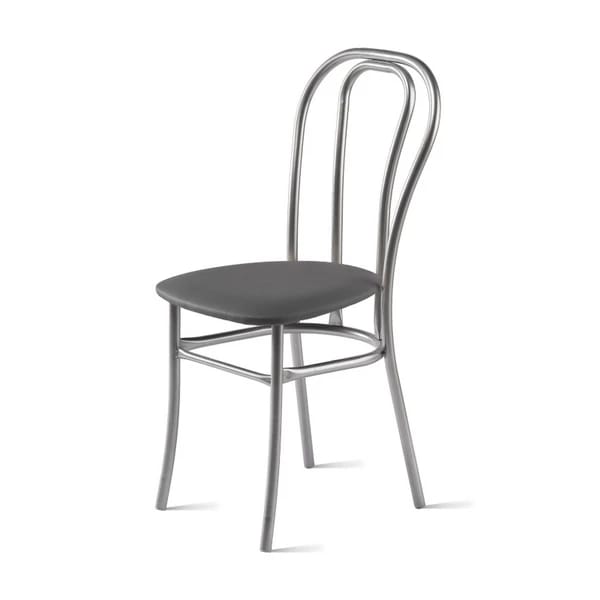 ВЕНСКИЙ (сиденье: ВИК MARVEL gray (серый) /каркас алюминий (светло-серый)) - фото 1