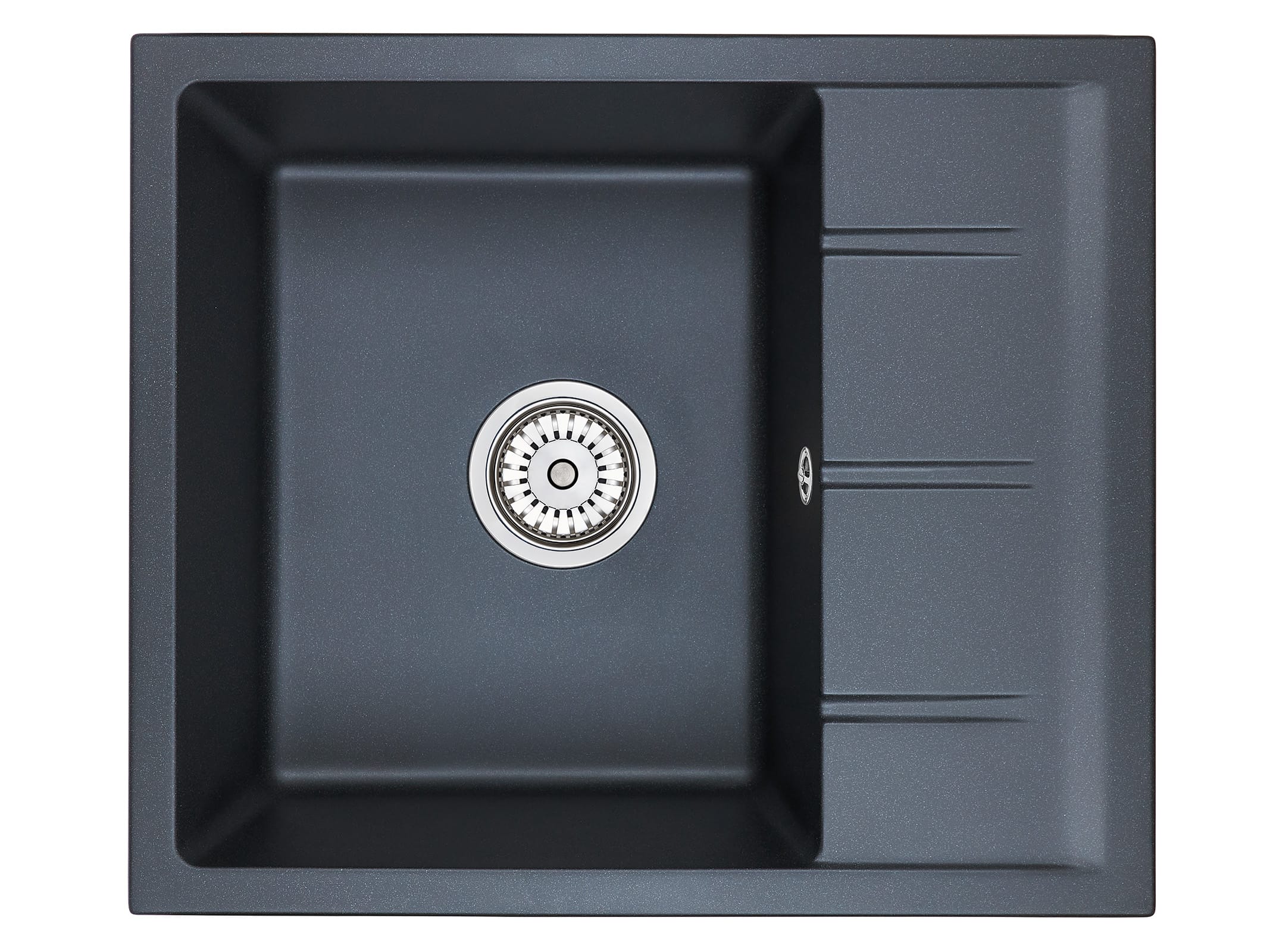 EMAR ГРАНИТ EMQ-1580.Q МОЙКА ВРЕЗНАЯ 580*500 (морион) - фото 1