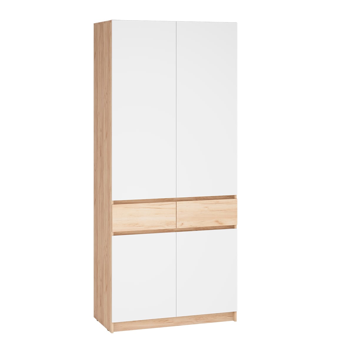 СТОУБИ (дуб крафт золотой/глянец белый) - фото 1