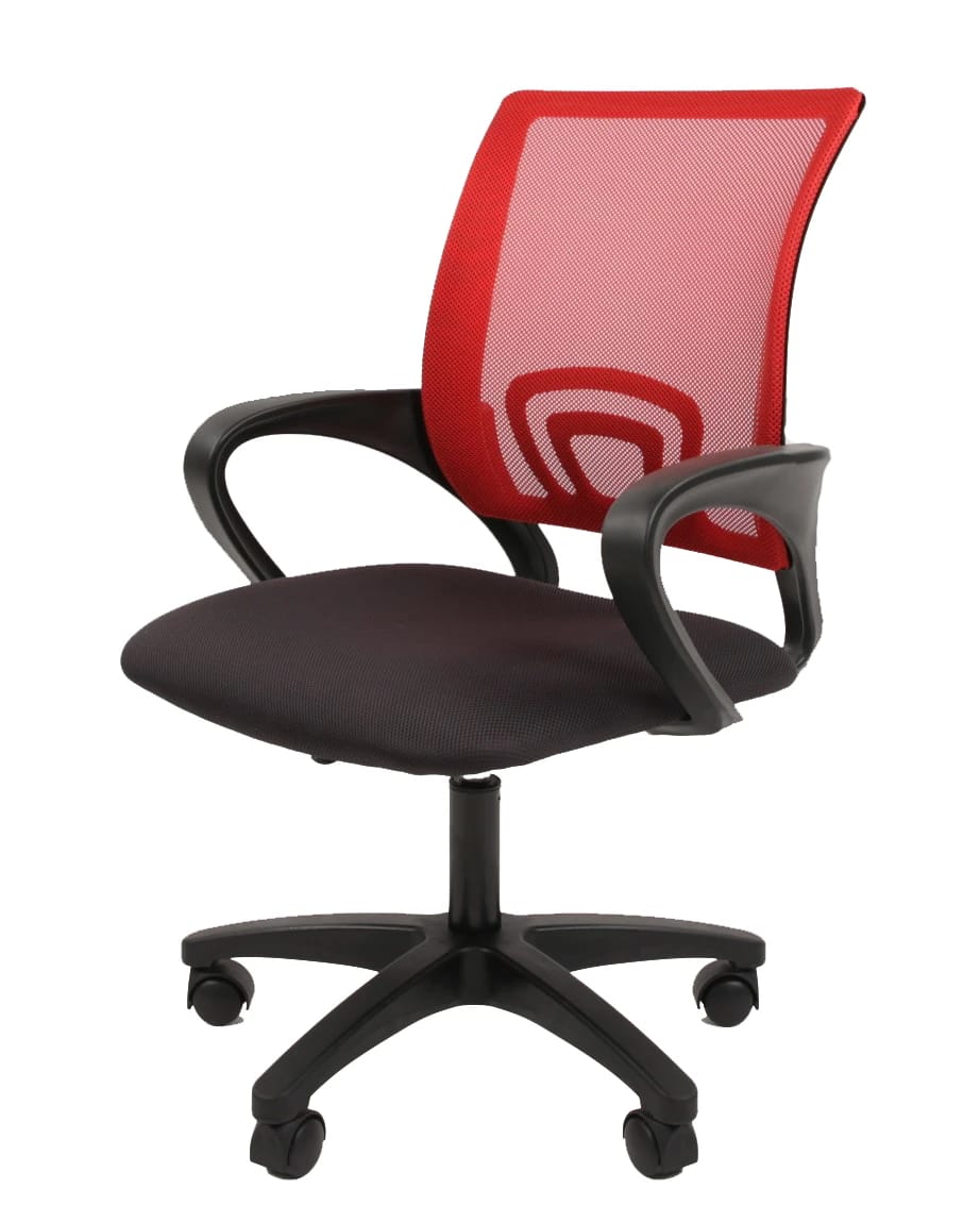 NOVA CHAIR OFFICE J2 (сиденье TW-12 (серый)/спинка TW-69 (красный)) - фото 11