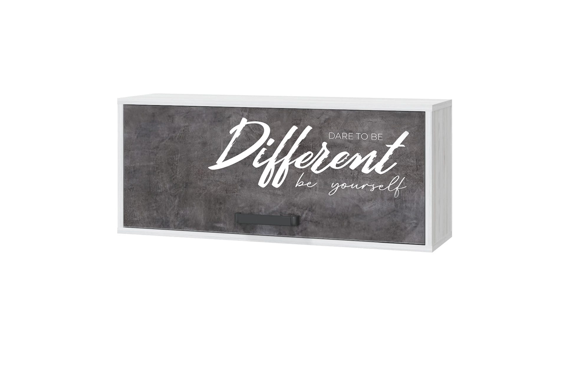 ОЛИВЕР (ясень анкор белый/камень темный с фотопечатью) - фото 1