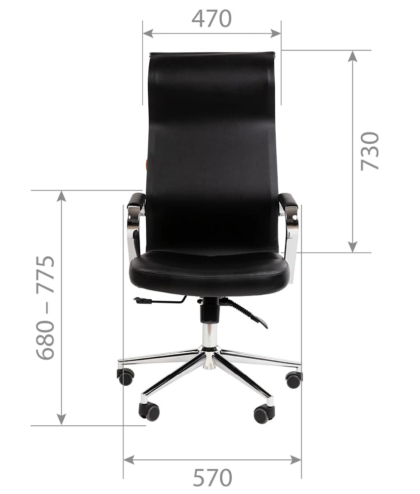 CHAIRMAN 702 ЭКО (экокожа черная) - фото 5