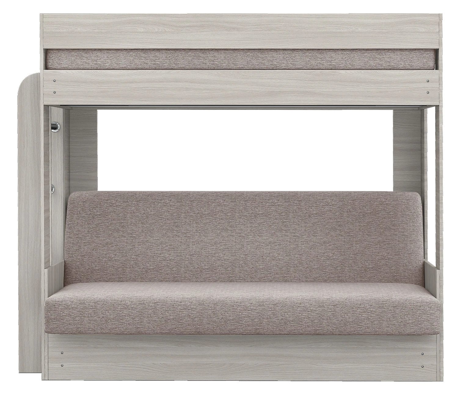 ДИВАН-КРОВАТЬ 2-Х ЯРУСНАЯ (1160*1860/790*1890) С ВЕРХНИМ МАТРАЦЕМ (NEW) (Модерно 11/Ясень светлый) - фото 2