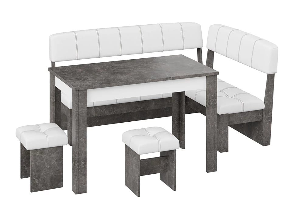 АЛЬФА (ателье темный/белый кожзам) - фото 2