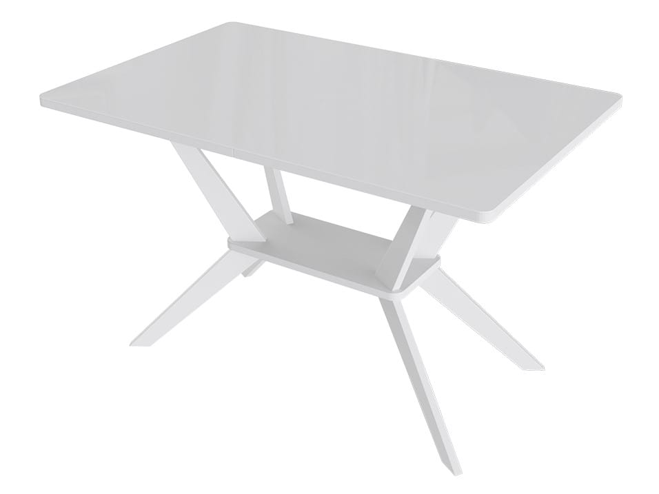 МУРАНО (белый/стекло белый глянец) - фото 1